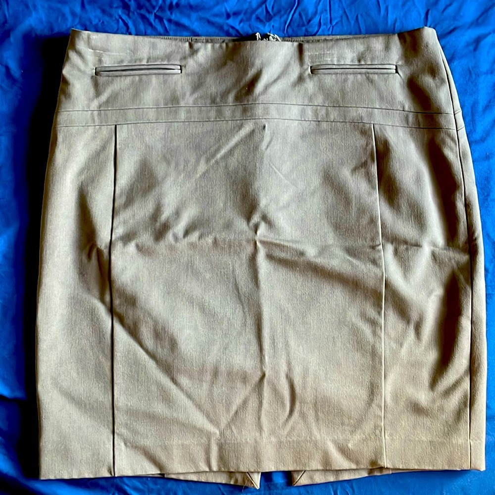 Express gray-beige pencil skirt size 10